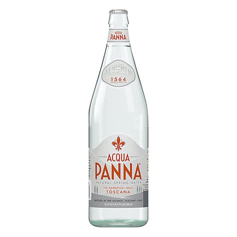 Acqua Panna Natural Spring Water 16 9 Fl Oz Glass Bottle Water