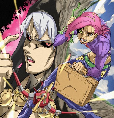 Risotto Nero And Vinegar Doppio By Pixiv Id 15588021 Jojo Bizzare Adventure Jojos Bizarre