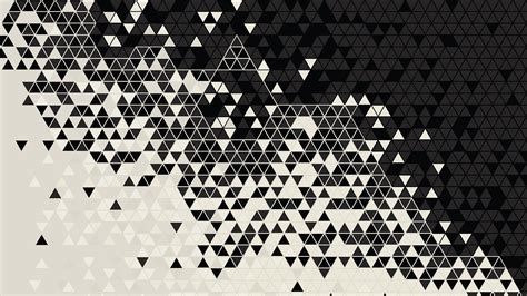 Black And White Triangle Pattern Wallpaper Hd Artist 4k Wallpapers