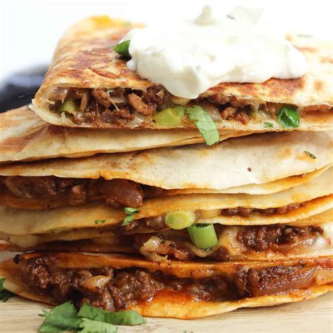 Ground Beef Quesadillas Slow The Cook Down