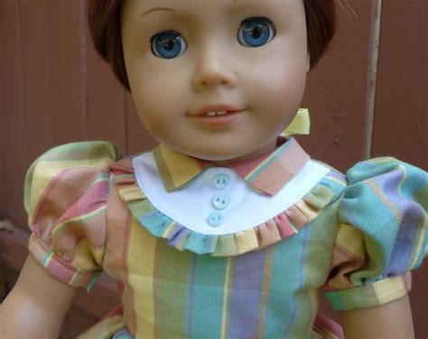 18 Doll Clothes 1940s Style Dress Fits American Girl Molly Emily Kit