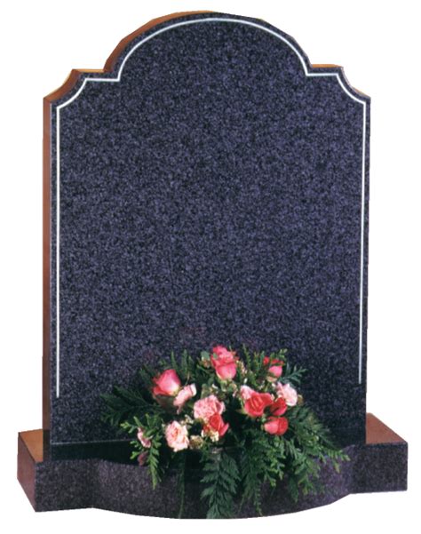 Buy Granite Headstone Shaped Top With Scolloped Corners Memorials