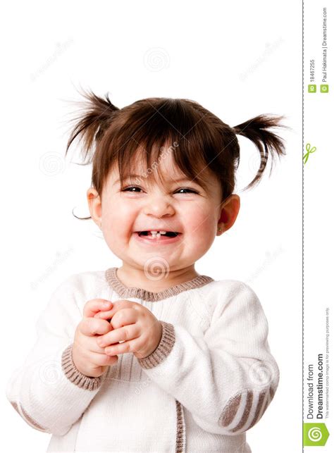 Happy Laughing Baby Toddler Girl Royalty Free Stock Photo Image 18467255