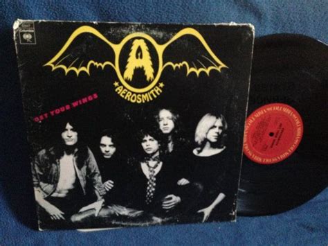 Shaped vinyl, picture records, colored vinyl. Vintage, Aerosmith - "Get Your Wings", Vinyl LP, Record Album, Original 1974 Press, Same Old ...