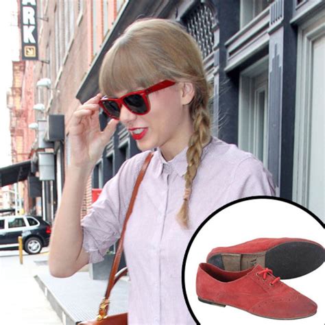 Taylor Swift Wears Custom Oxford Shoes