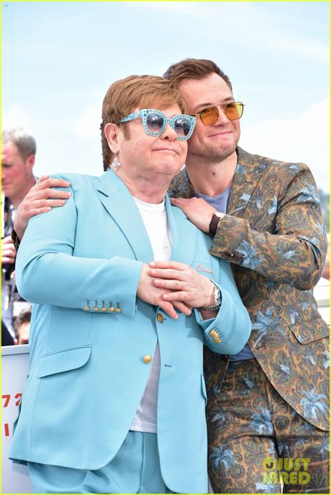 Elton John Joins Taron Egerton Rocketman Cast At Cannes Film