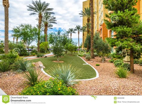 Hotel Resort Landscaping Stock Photo Image Of Tree Vacation 59506388