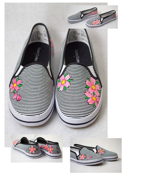 Cherry Blossom Shoes By Bsguru On DeviantART Shoes Vans Classic