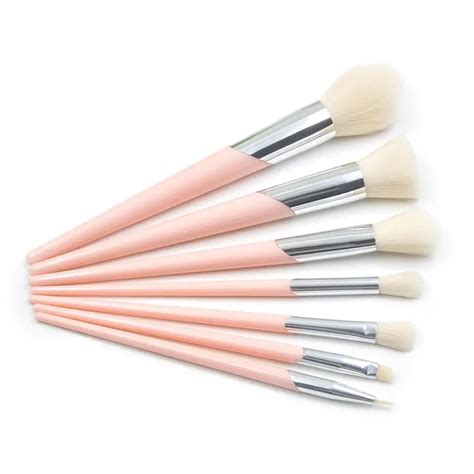 7pcs Slant Tipped Makeup Brushes Set Contour Concealer Brushes