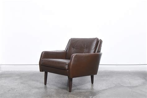 Low Back Leather Lounge Chair Chase And Sorensen