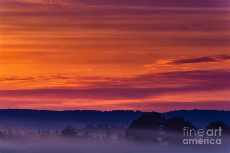 Misty Mountain Sunrise Photograph By Thomas R Fletcher