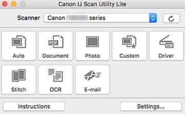 Enter your scanner model in the enter a model text box. Canon IJ Scan Utility Lite Tool Download Ver.3.0.2 (Mac)