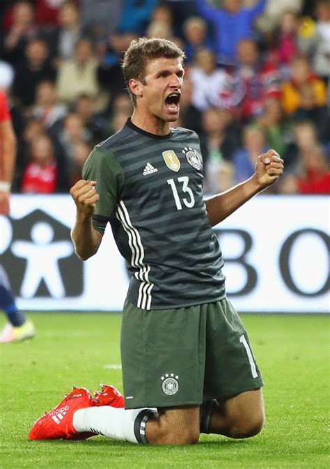 Muller plays as a midfielder or forward. Thomas Mueller - Thomas Mueller Photos - Norway v Germany ...