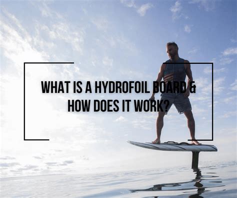 How can i make my boat go faster? What Is A Hydrofoil Board & How Does It Work? | Wetsuit ...
