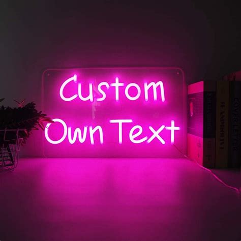 Custom Neon Signneon Signpersonalized Neon Signneon Etsy