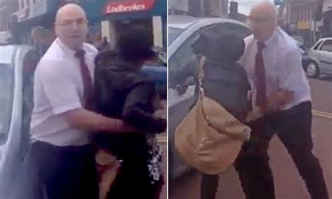 moment taxi driver makes citizen arrest after woman tries to flee his cab without paying £25