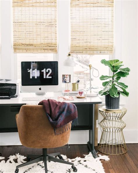 My Mid Century Bohemian Office Inspiration Musings On Momentum Home