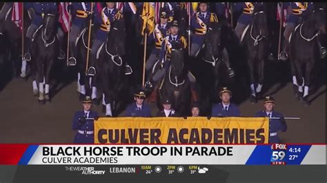 Culver Academies Black Horse Troop To Appear At Inauguration Parade