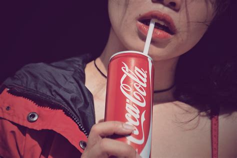 Free Images Coca Cola Girl Pr Feeling Lip Carbonated Soft Drinks