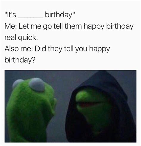 Kermit The Frog Birthday Meme Evil Kermit Memes Birthdaybuzz