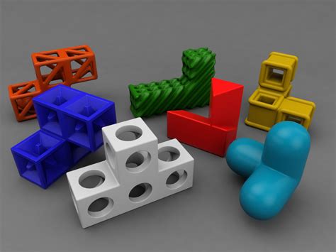 Soma Cube Puzzle Game 3d Printable Model Cgtrader 3d Printable