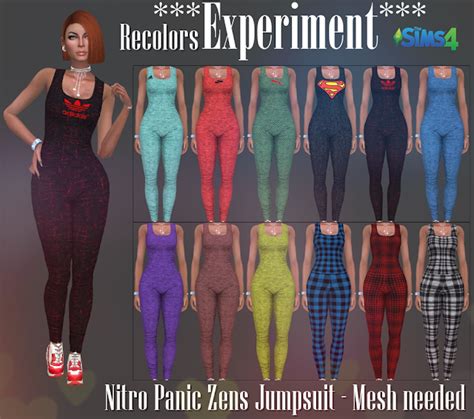 Clothing Recolors By Experiment Simsorama