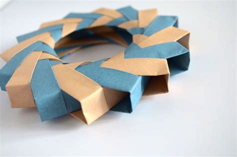 Mette Pederson Diy Video Origami Wreath Modular Origami Paper
