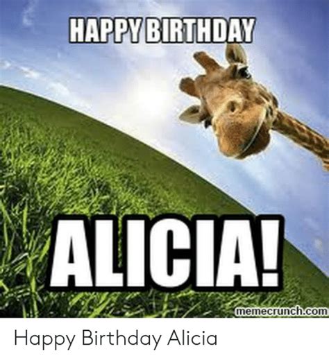 Happy Birthday Alicia