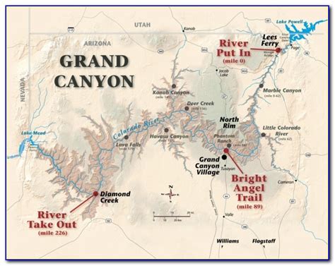 Grand Canyon National Park Topographic Map Maps Resume Examples
