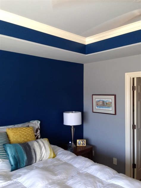 Blue Bedroom Paint Two Different Colors