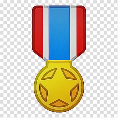 Free Download Emoji Medal Military Award Or Decoration Yellow