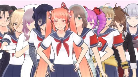 Playing As The Rivals In Yandere Simulator Updated Youtube