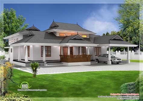 Kerala Traditional Single Storey Houses