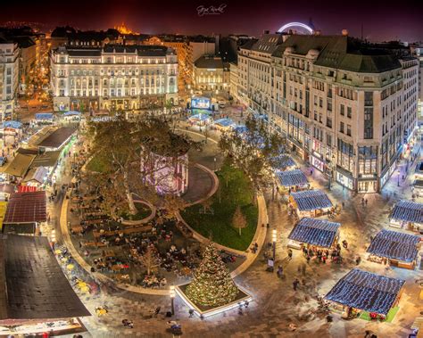 Official Christmas Market In Budapest Hungary