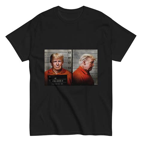 Trump Mugshot T Shirt Unisex Etsy Canada