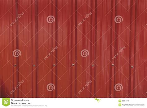 Red Steel Roof Stock Photo Image Of Building Aged 90915010