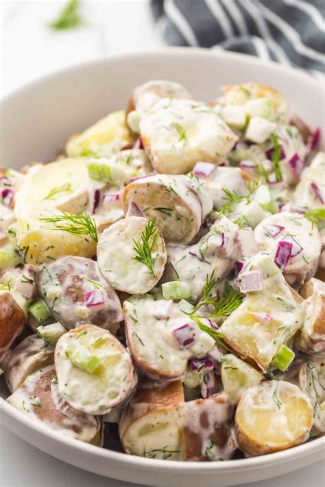 Creamy Dill Red Potato Salad Recipe Little Sunny Kitchen