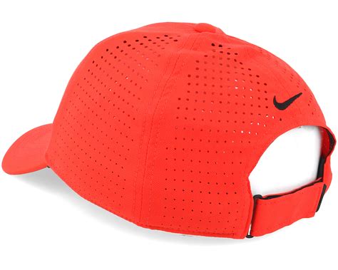 Mens Legacy Cap Orange Adjustable Nike Caps