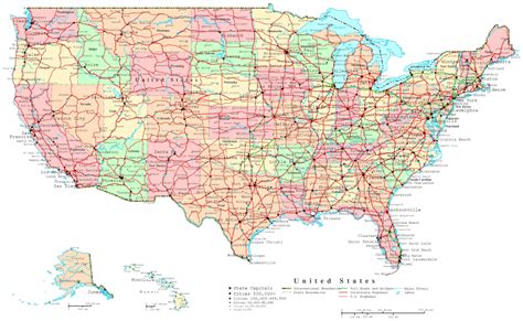 This is an interactive system map of the union pacific (up) railroad, a class i rail carrier along the western half of the united states. Western United States Road Map Printable | Printable US Maps