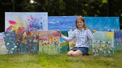 Mini Monet Donates Painting Proceeds To Charity Imbs Inc