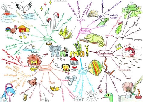 Animals Mind Map Mind Map Examples Mind Map Art