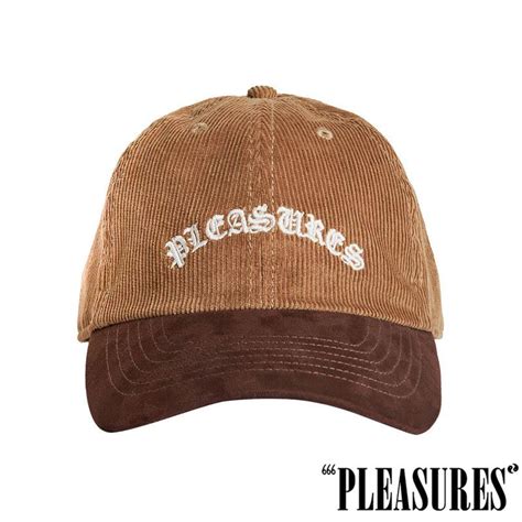 【pleasuresプレジャーズ】old E Corduroy Polo Cap ポロキャップ Brown ブラウン 1