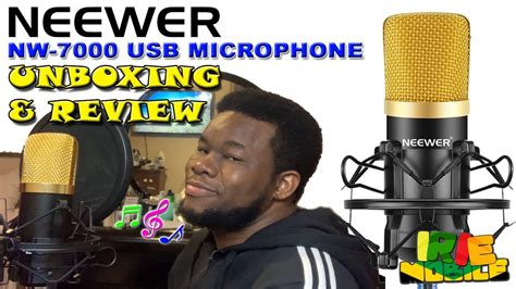 Neewer NW 7000 USB Condenser Mic Unboxing Review YouTube