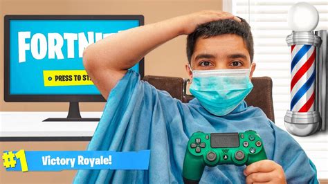 I Took My Little Brother To The Fortnite Barbershop During Quarantine