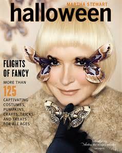 Martha Stewart Wears A Butterfly Costume On The Cover Of