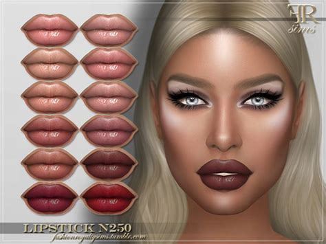 Sims 4 — Frs Lipstick N250 By Fashionroyaltysims — Standalone Custom