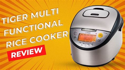 Tiger 10 Cup Multi Functional Rice Cooker JKT S18U Review YouTube