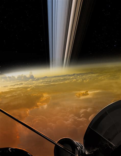 nasa cassini probe to go out with a blast after 20 years plunging into saturn s atmosphere
