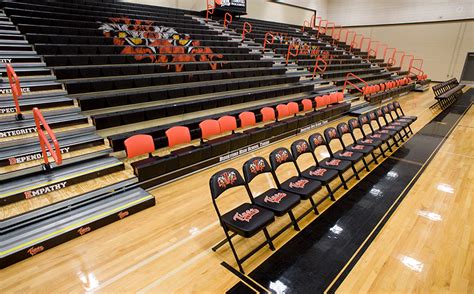 Gymnasium Seating Indoor Bleachers Hussey Seating Company
