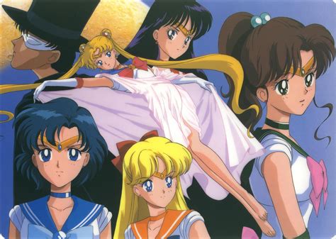 Tsukino Usagi Sailor Moon Mizuno Ami Aino Minako Hino Rei And 7